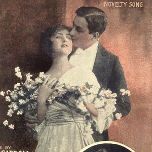 Vintage Sheet Music Sprinkle Me With Kisses If You Want My Love To Grow 1915